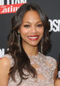 Zoe Saldana attends the Cosmopolitan For Latina's Premiere Issue Party May 9-2012 