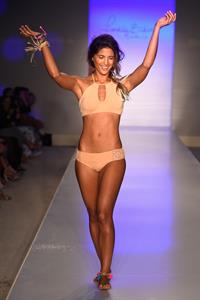 Rachel Barnes in a bikini