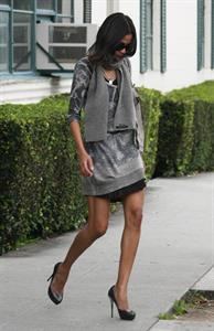 Zoe Saldana out & about in Los Angeles - March 5, 2010   