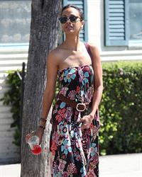 Zoe Saldana runs errands in LA August 5, 2011  