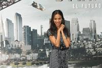 Zoe Saldana at the Star Trek Madrid Photocall