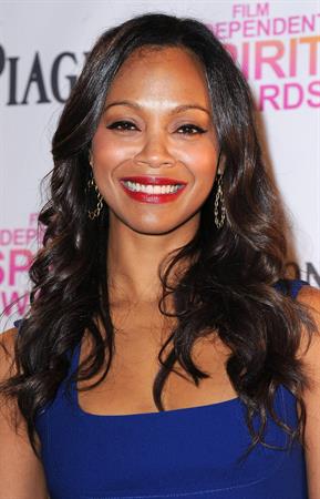 Zoe Saldana 2013 Film Independent Spirit Awards Nominations Press Conference at the W Hollywood on November 27, 2013