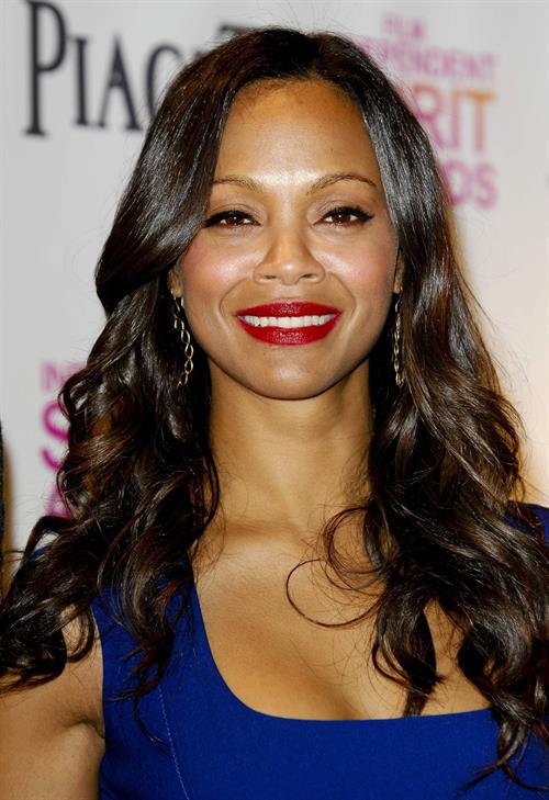 Zoe Saldana 2013 Film Independent Spirit Awards Nominations Press Conference at the W Hollywood on November 27, 2013