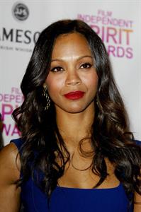 Zoe Saldana 2013 Film Independent Spirit Awards Nominations Press Conference at the W Hollywood on November 27, 2013