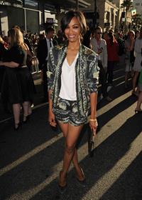 Zoe Saldana  ''Captain America - The First Avenger'' Los Angeles Premiere July 19-2011 