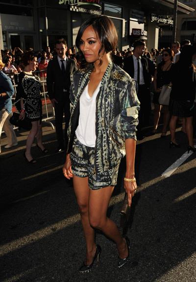 Zoe Saldana  ''Captain America - The First Avenger'' Los Angeles Premiere July 19-2011 