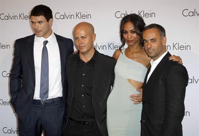 Zoe Saldana at The World Of Calvin Klein - Mercedes Benz Fashion Week Spring/Summer 2011 - July 7, 2010
