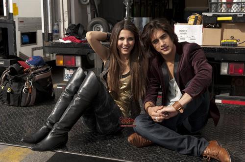 Victoria Justice fst 'Freak the Freak Out' music video set stills 2010 