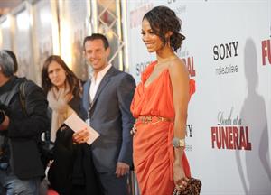 Zoe Saldana @ Death At A Funeral Los Angeles Premiere 12/04/10  