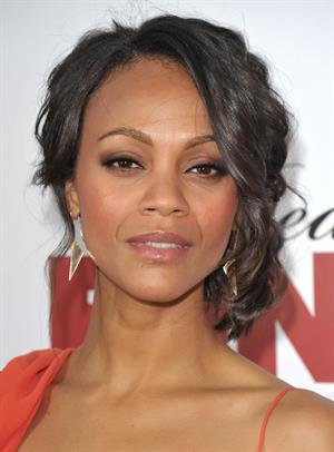 Zoe Saldana @ Death At A Funeral Los Angeles Premiere 12/04/10  