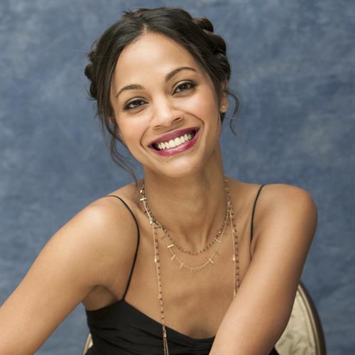 Zoe Saldana at Death At A Funeral press conference at the Four Seasons Hotel 11-04-2010 