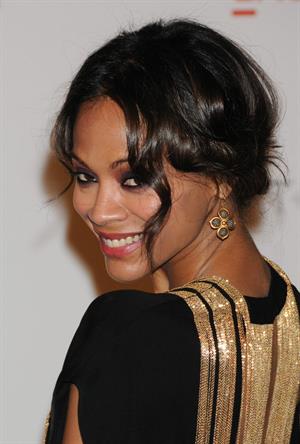 Zoe Saldana at LACMA's Art And Film Gala Honoring Clint Eastwood And John Baldessari in Los Angeles 2011.11.05