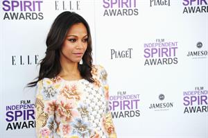 Zoe Saldana 2 Film Independent Spirit Awards in Santa Monica - February 25, 2012