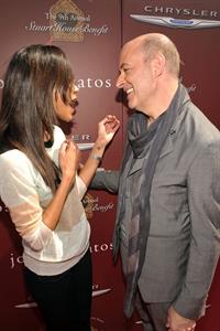 Zoe Saldana - John Varvatos 9th Annual Stuart House Benefit in Los Angeles March 11 2012. 