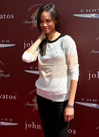 Zoe Saldana - John Varvatos 9th Annual Stuart House Benefit in Los Angeles March 11 2012. 
