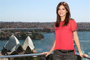 Victoria Justice Intercontinental Hotel Portraits in Sydney 11/11/12