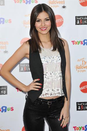 Victoria Justice at the Keep a Child Alive Dream Halloween party 10/27/12