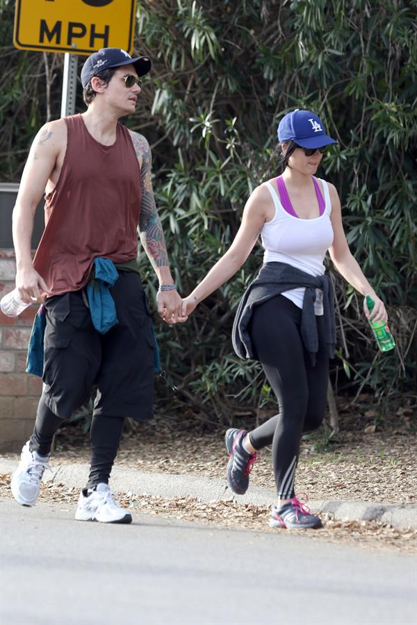 Katy Perry hiking in LA on January 31, 2013