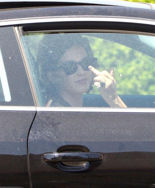 Katy Perry out at the movies with some friends at the Arclight Cinemas in Hollywood August 11, 2012 