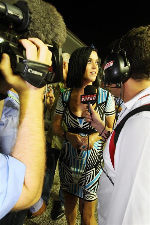 Katy Perry at the Formula One Grand Prix in Singapore 9/23/12