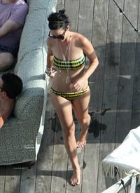 Katy Perry - In a bikini at a hotel pool in Miami July 27, 2012