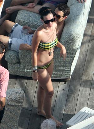 Katy Perry - In a bikini at a hotel pool in Miami July 27, 2012