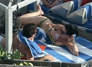 Katy Perry - In a bikini at a hotel pool in Miami July 27, 2012