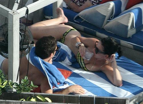 Katy Perry - In a bikini at a hotel pool in Miami July 27, 2012