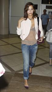 Jessica Alba at LAZ on September 2, 2010