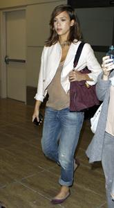 Jessica Alba at LAZ on September 2, 2010