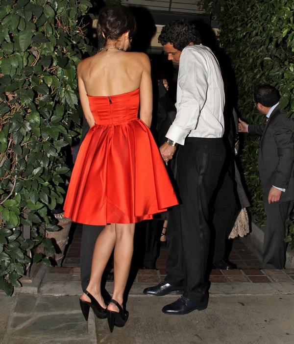 Jessica Alba leaving a party in Beverly Hills on January 16, 2010