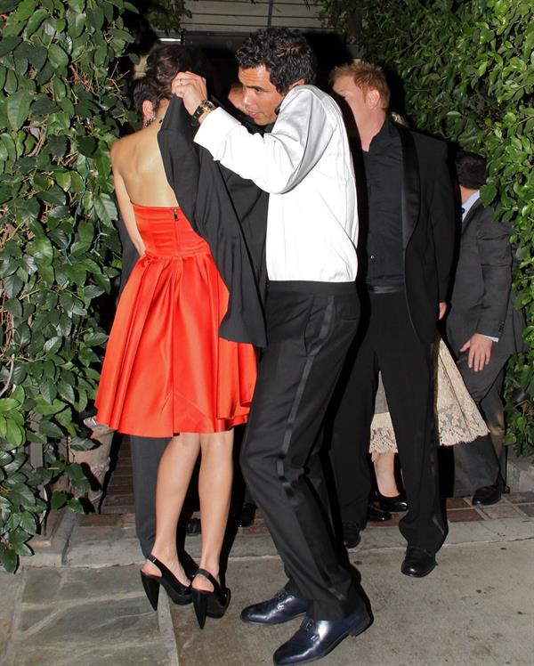 Jessica Alba leaving a party in Beverly Hills on January 16, 2010