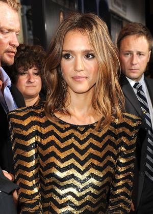 Jessica Alba at the Machete premiere in Los Angeles on Aug 25, 2010 