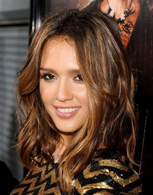 Jessica Alba at the Machete premiere in Los Angeles on Aug 25, 2010 