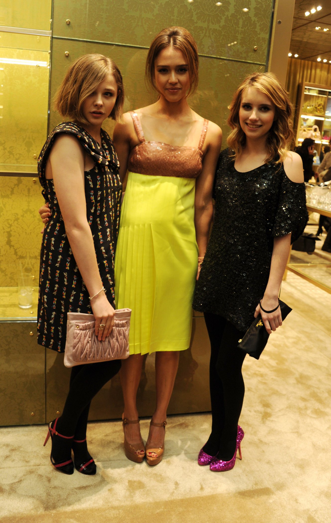 Jessica Alba Miu Miu store launch dinner at Lancaster House on December 3, 2010 in London 