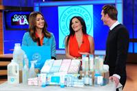 Jessica Alba on the set on Good Day LA on January 25, 2012