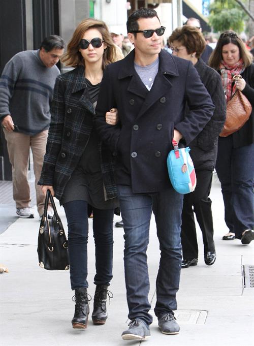 Jessica Alba out for breakfast in Beverly Hills on December 26 