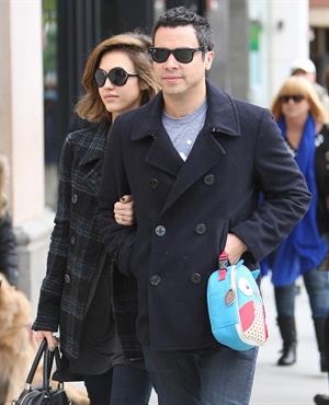 Jessica Alba out for breakfast in Beverly Hills on December 26 