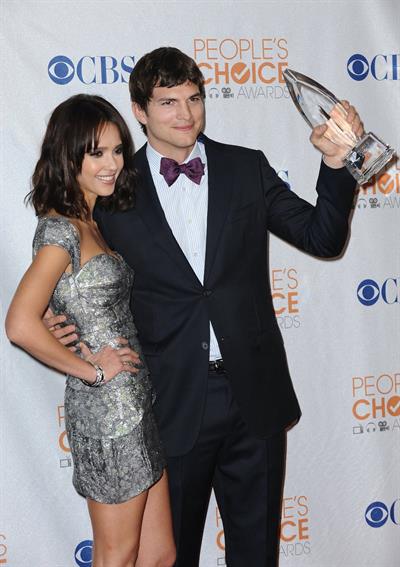 Jessica Alba at the Peoples Choice Awards 2010 held at Nokia Theatre in Los Angeles on January 6, 2010