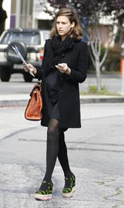 Jessica Alba shopping in Beverly Hills California on March 25, 2011 