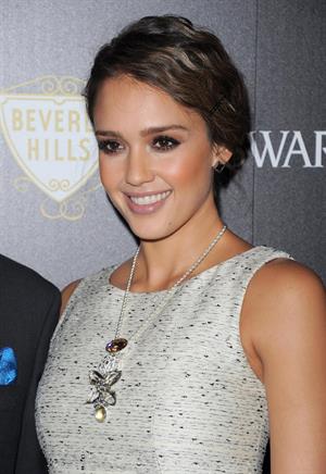 Jessica Alba Swarovski Elements holiday lighting ceremony November 21, 2011 