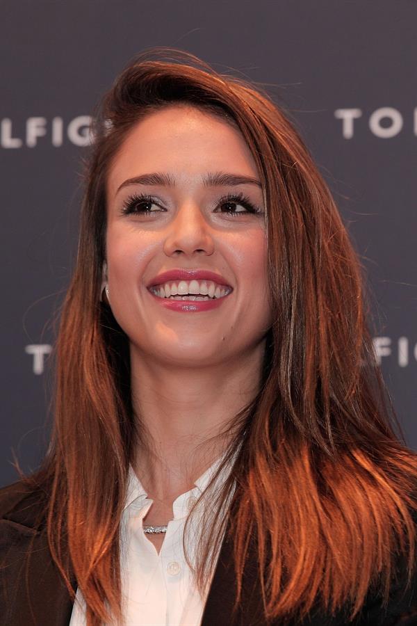 Jessica Alba at Tommy Hilfiger flagship store opening Japan April 16, 2012