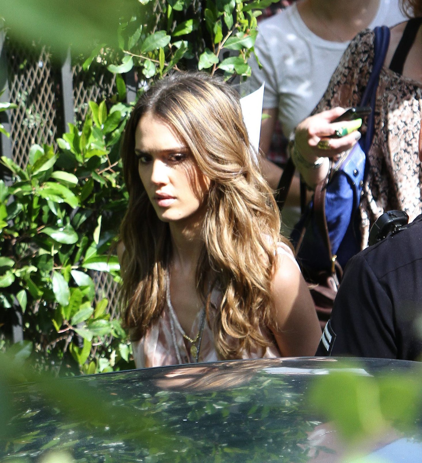 Jessica Alba wrestling in Los Angeles 09-04-12 