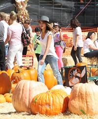 Jessica Alba – at Mr Bones Pumpkin Patch 10/12/13  