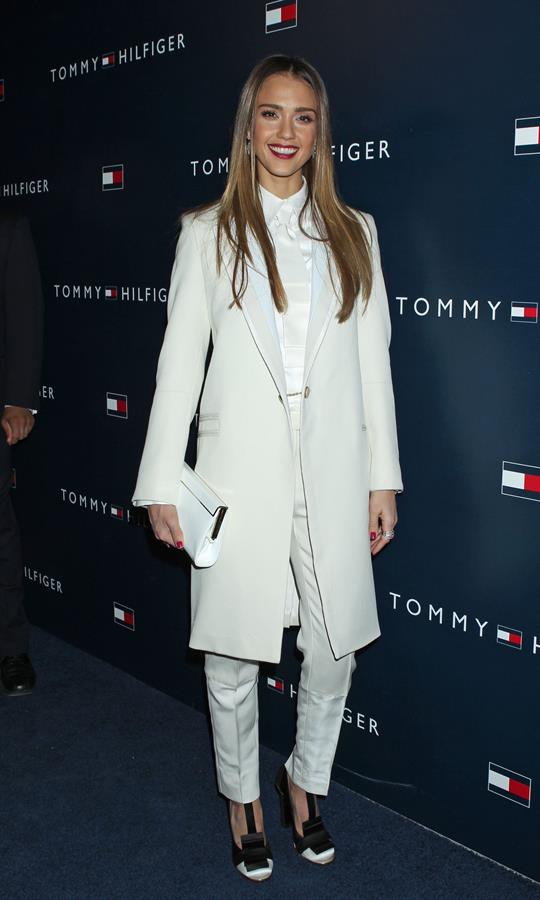 Jessica Alba attends the opening of Tommy Hilfiger's New West Coast Flagship Store in Los Angeles (13.02.2013)
