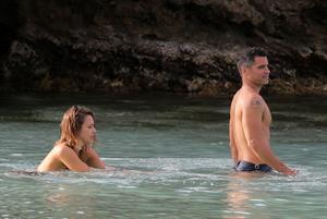 Jessica Alba bikini candids in St. Barts 4/5/13 