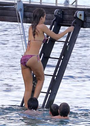 Jessica Alba bikini candids in St. Barts 4/5/13 