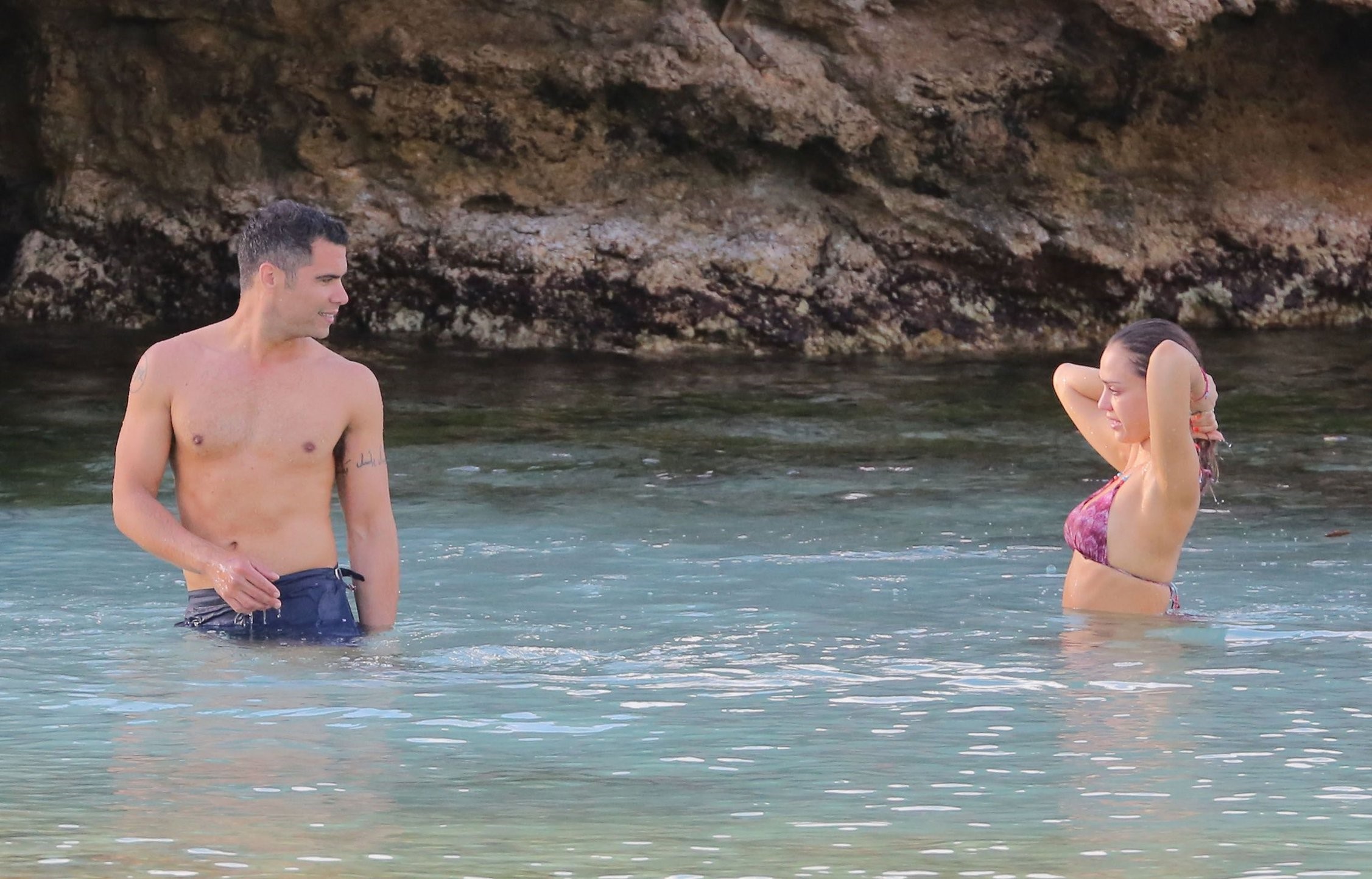 Jessica Alba bikini candids in St. Barts 4/5/13 