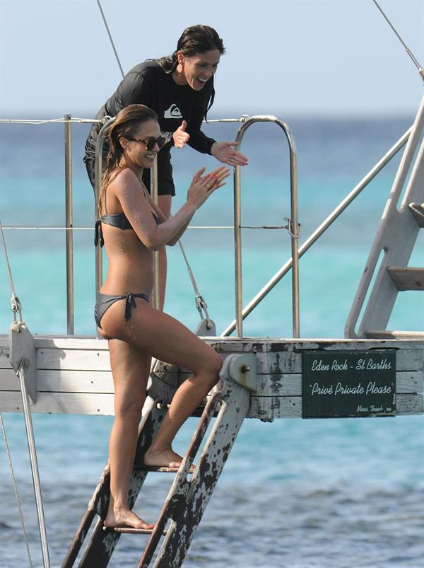 Jessica Alba bikini candids in St. Barts 4/6/13 