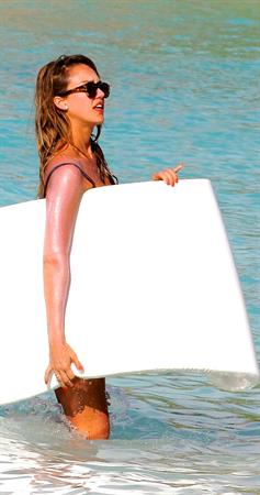 Jessica Alba bikini candids in St. Barts 4/6/13 